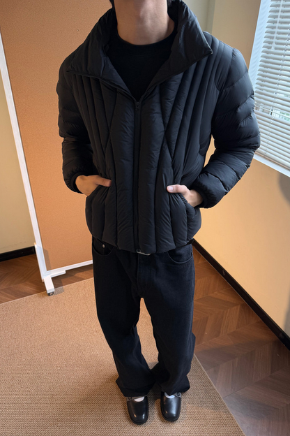 Curved Quilt Down Jacket