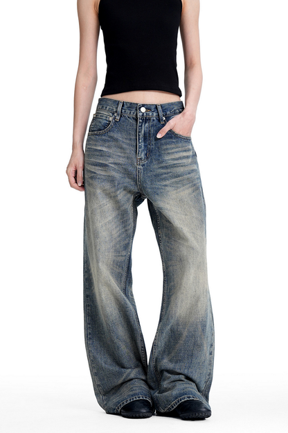 Whisker Washed Jeans
