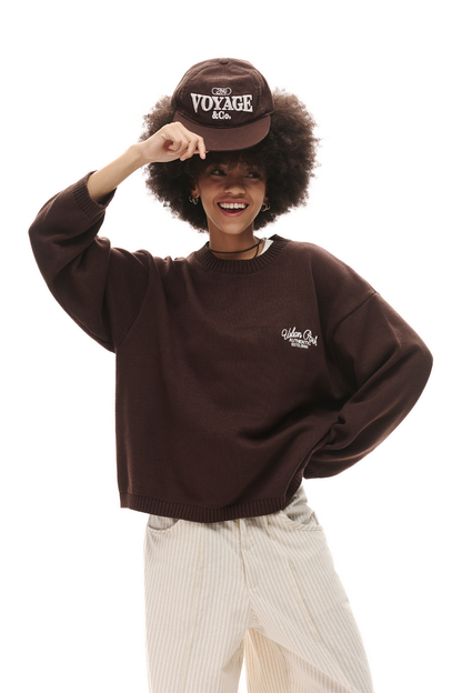 Jacquard Crewneck Sweater