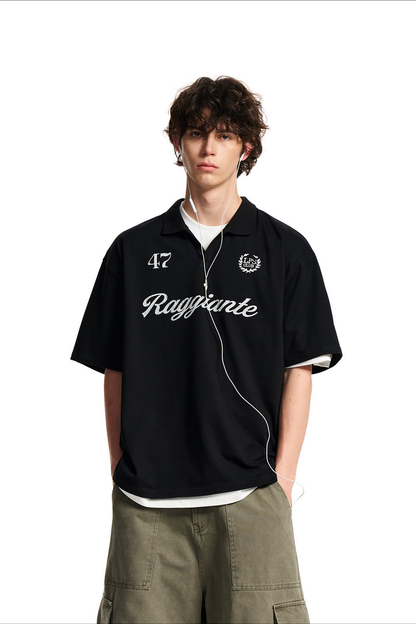 Jersey Polo Graphic Tee