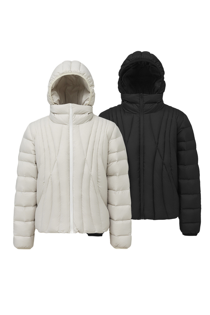 Curved Quilt Down Jacket