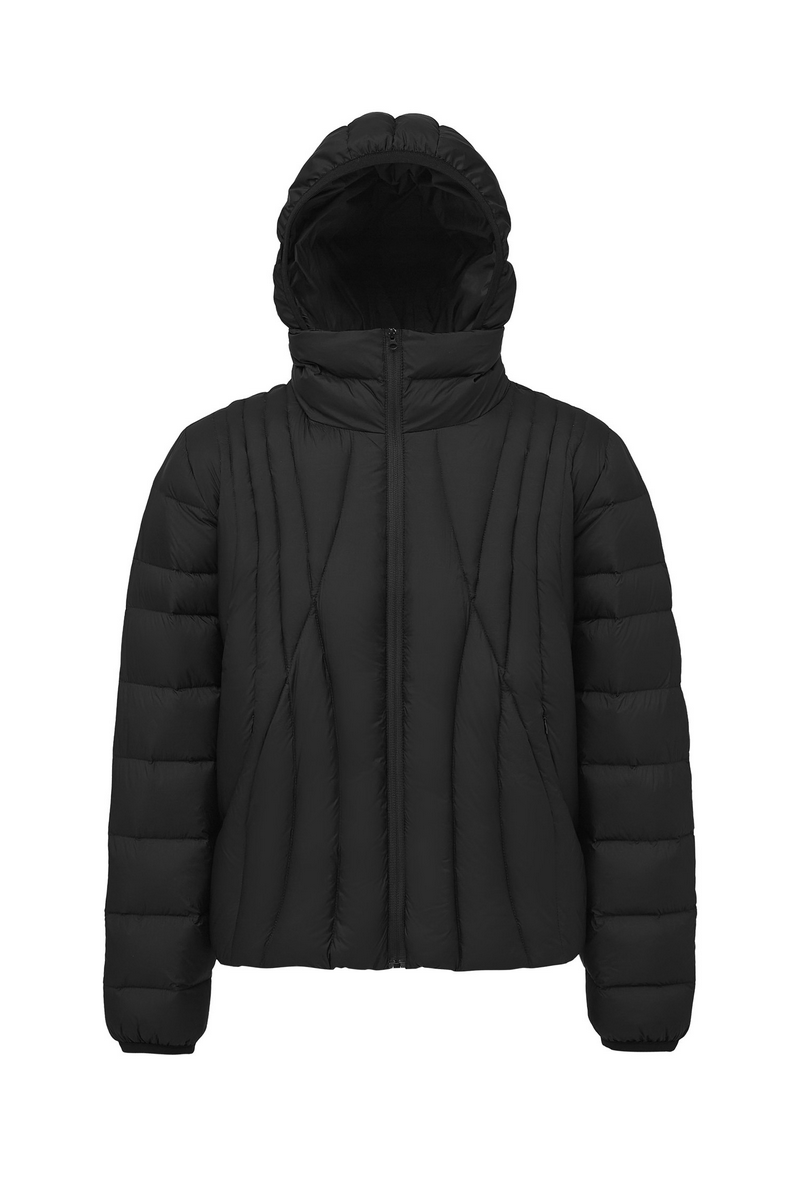 Curved Quilt Down Jacket