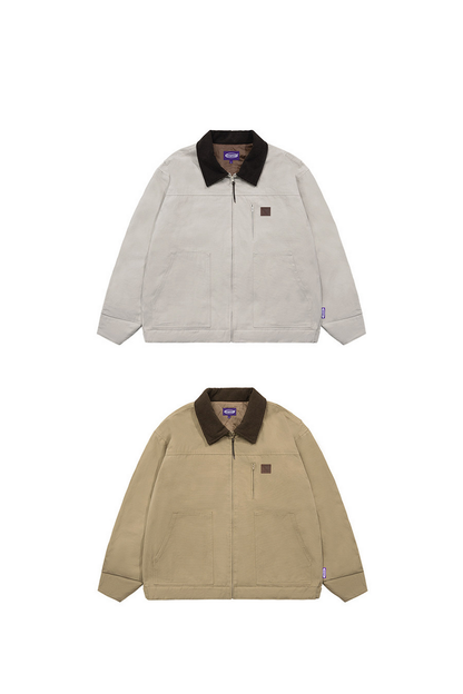 Washed Cargo Padded Jacket