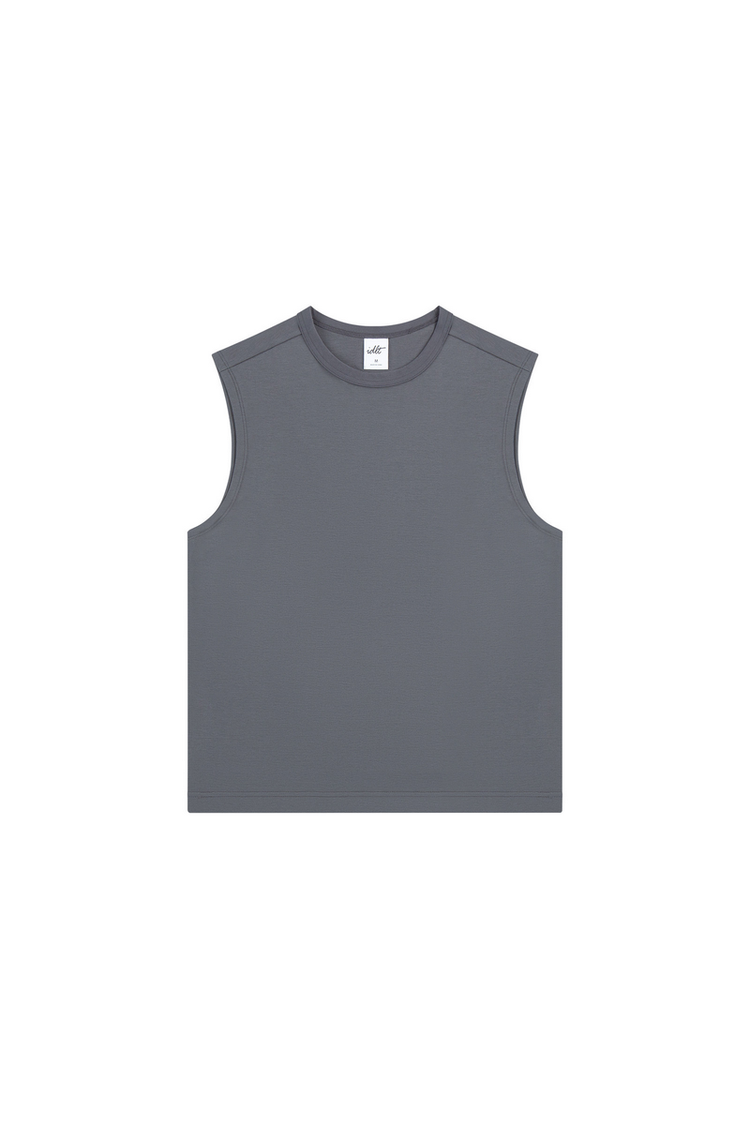 Loose Cotton Tank Top — IDLT — view 2