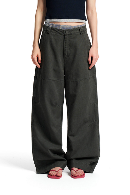 Wide Leg Cargo Pants