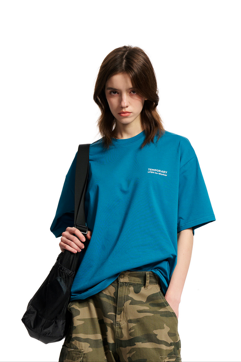 Letter Graphic Crew Tee