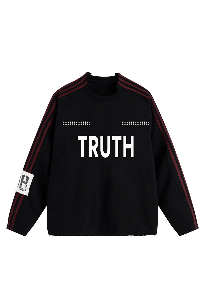 Four Stripe Graphic Sweatshirt