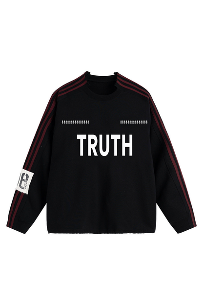 Four Stripe Graphic Sweatshirt