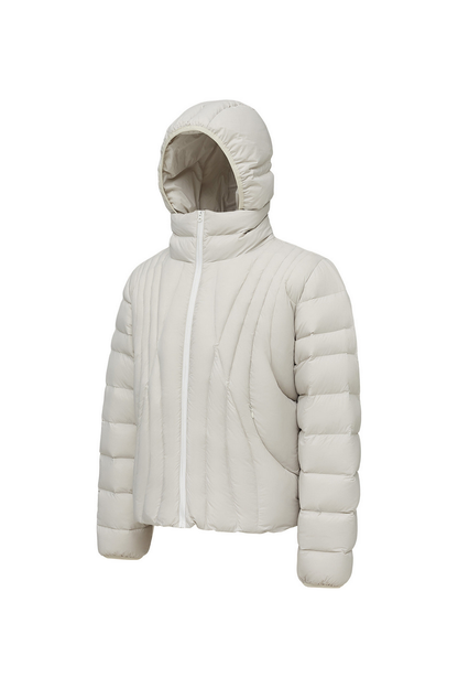Curved Quilt Down Jacket