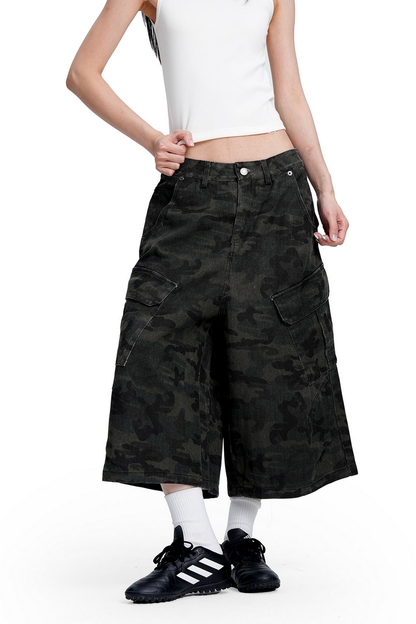 Camo Cargo Shorts