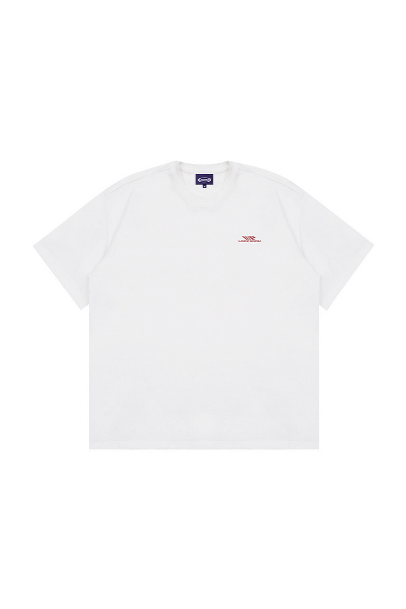 Heavyweight Letter Print T-Shirt