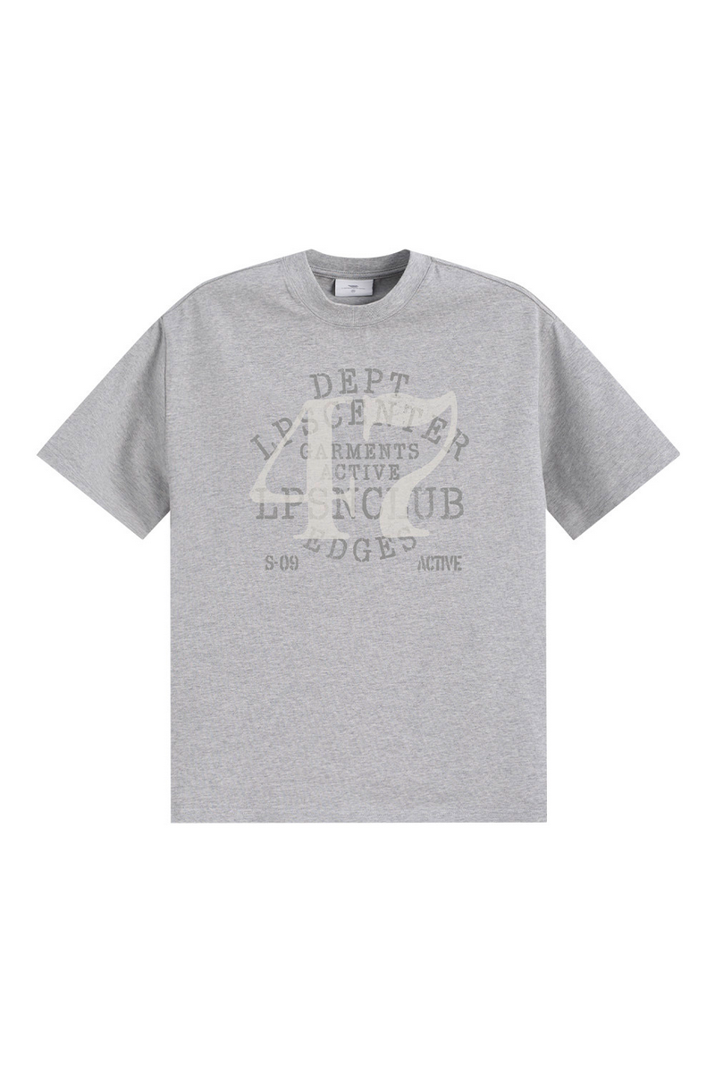 Distressed Number Graphic Tee