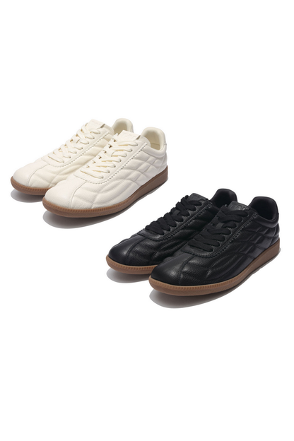 Quilted Leather German Trainers
