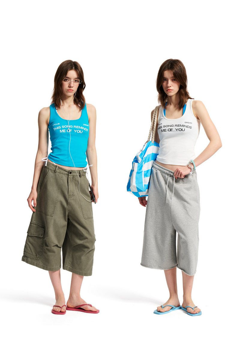 Slim Stretch Graphic Tank