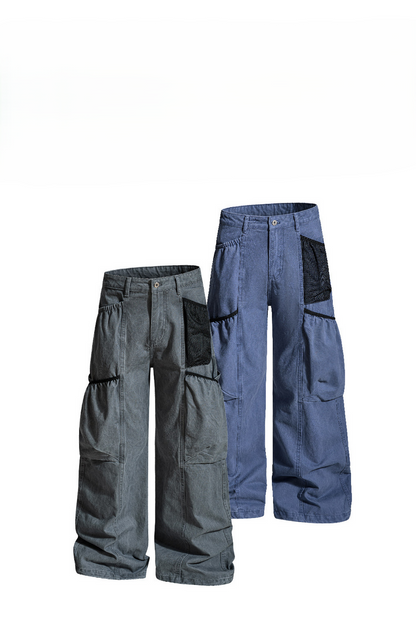 Distressed Carpenter Cargo Pants