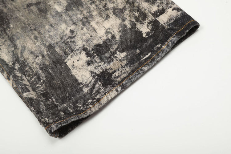 Low Waist Camo Jeans — Trenqor Basics — view 8