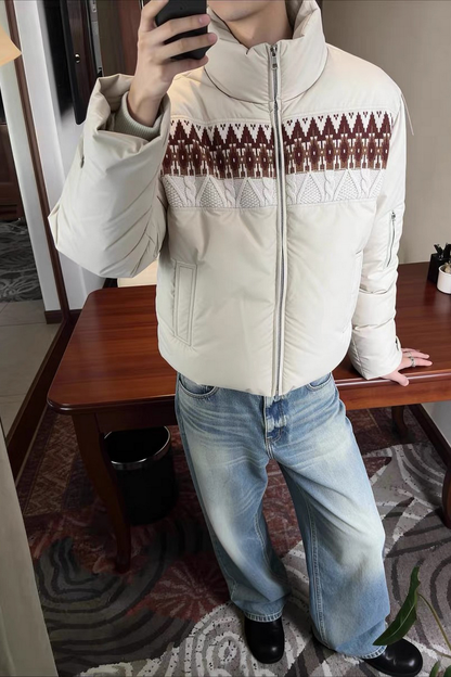 Fair Isle Down Jacket
