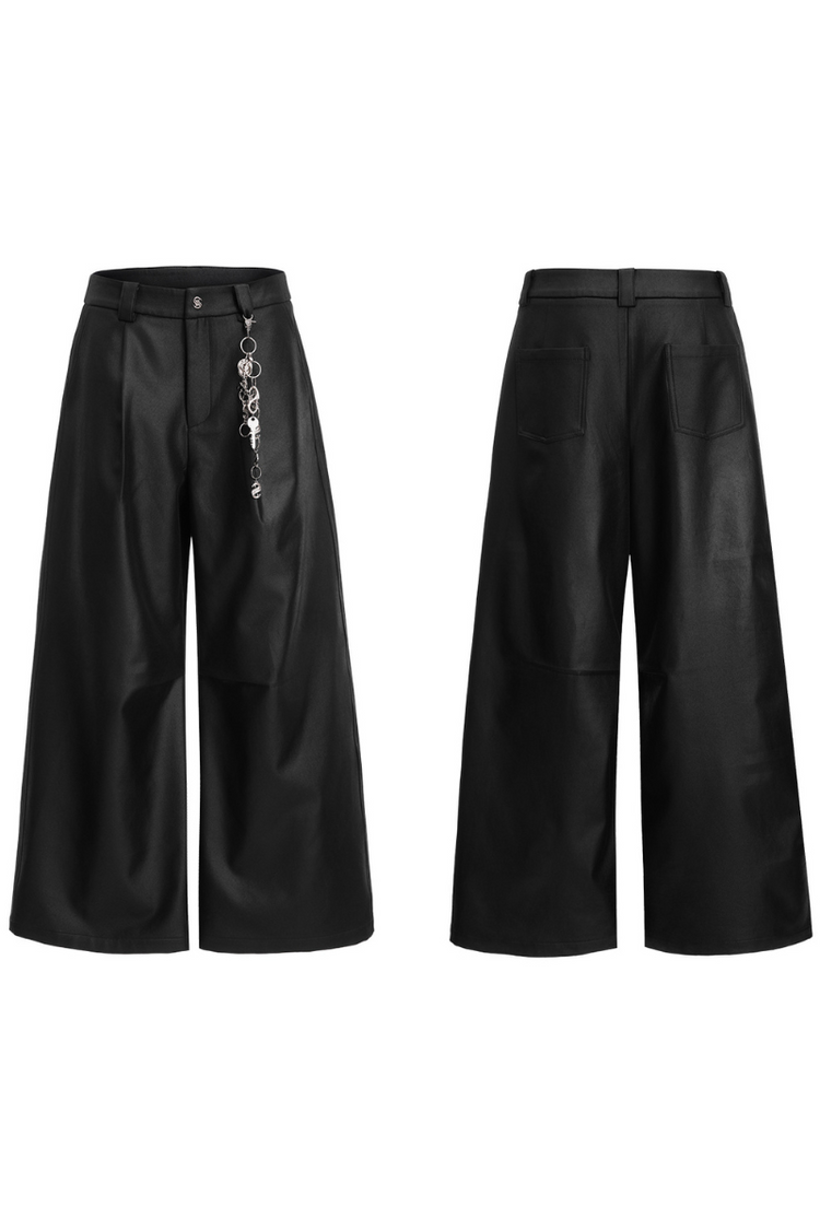 Coated Wax Wide Leg Pants — Argue Culture — view 6