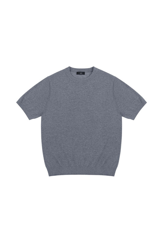 Silk Blend Knit T-Shirt