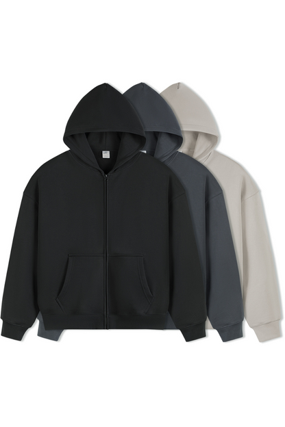 Heavy Zip-Up Hoodie