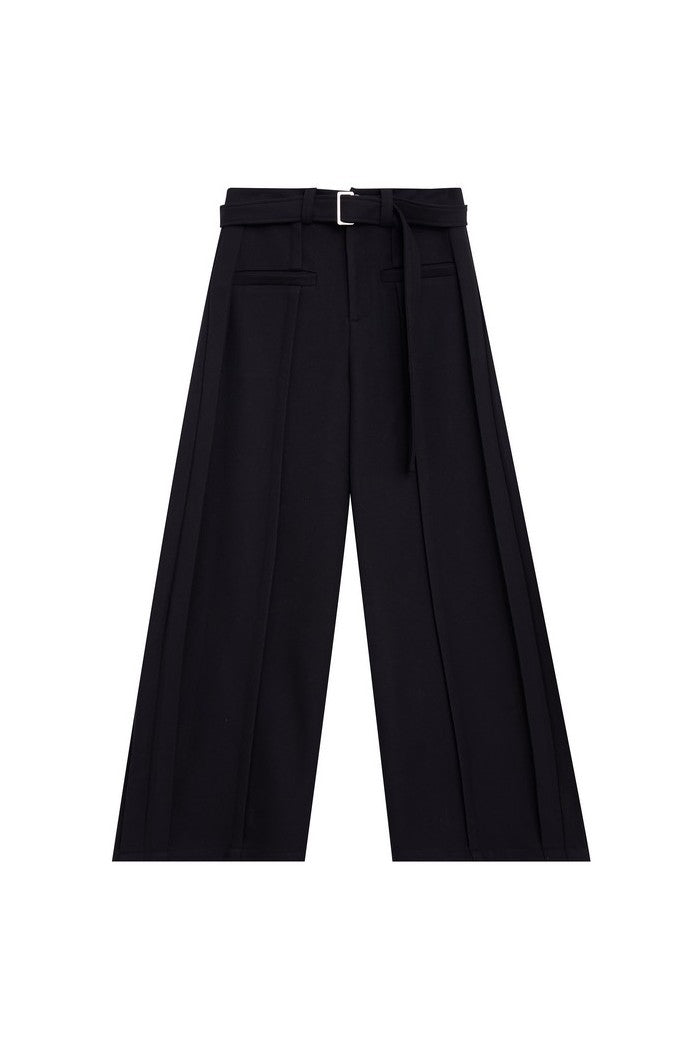 Drape Wide Leg Formal Trousers — Argue Culture — view 6
