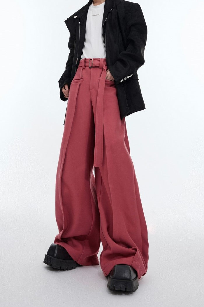 Drape Wide Leg Formal Trousers — Argue Culture