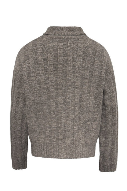 Ribbed Shawl Cardigan
