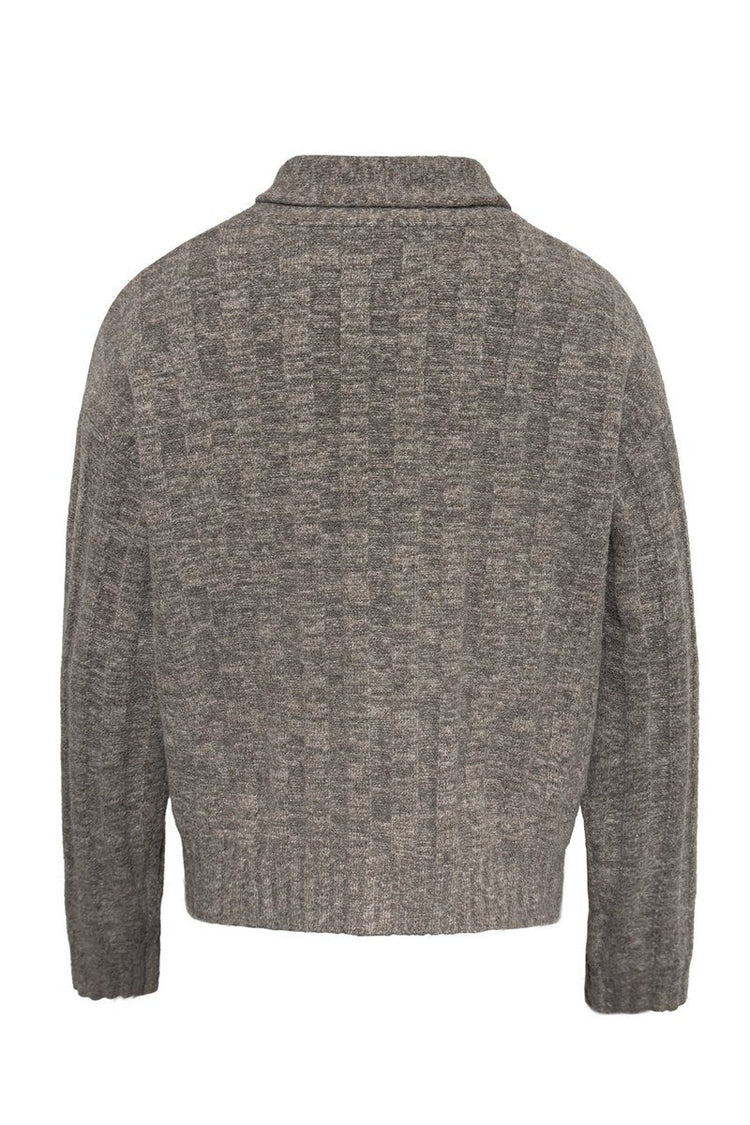 Ribbed Shawl Cardigan