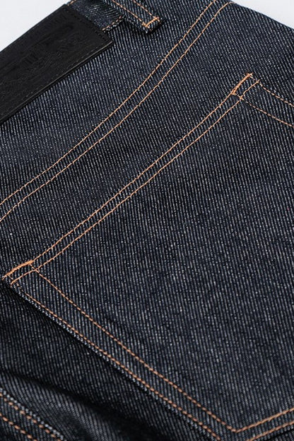 Raw Denim Flare Jeans