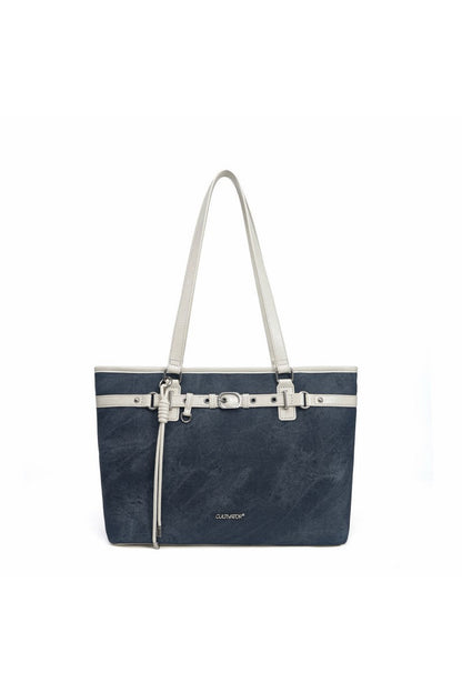 Large Basket Tote Bag