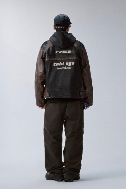 Deconstructed Utility Wide Leg Pants