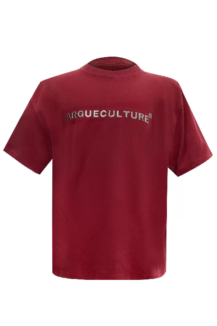 Metal Logo Shoulder Pad Tee — Argue Culture — view 7