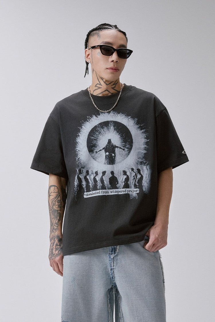 Prayer Graphic Oversized T-Shirt — F2CE