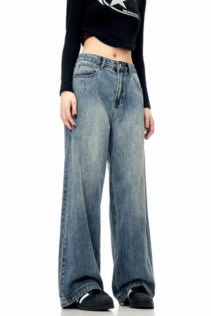 Straight Leg Wide Jeans