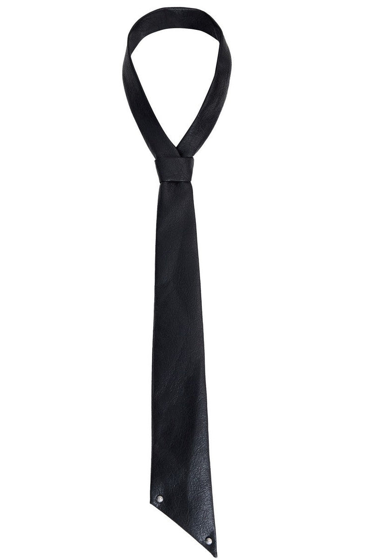 Cracked Leather Tie — Argue Culture — view 5