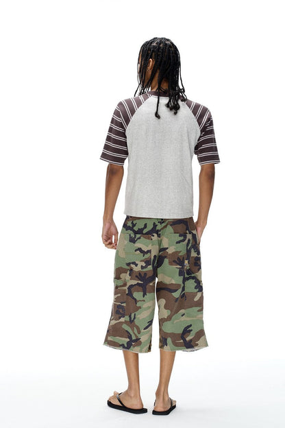 Camo Leopard Workwear Shorts