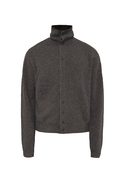 Marl Turtleneck Cardigan