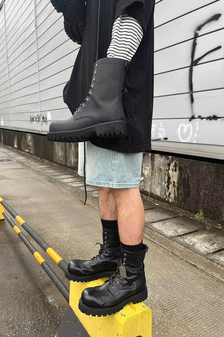 8-Eye Combat Boots — TERRAINCOGNITA — view 4