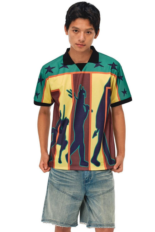 Colorblock Quick-Dry Polo Shirt