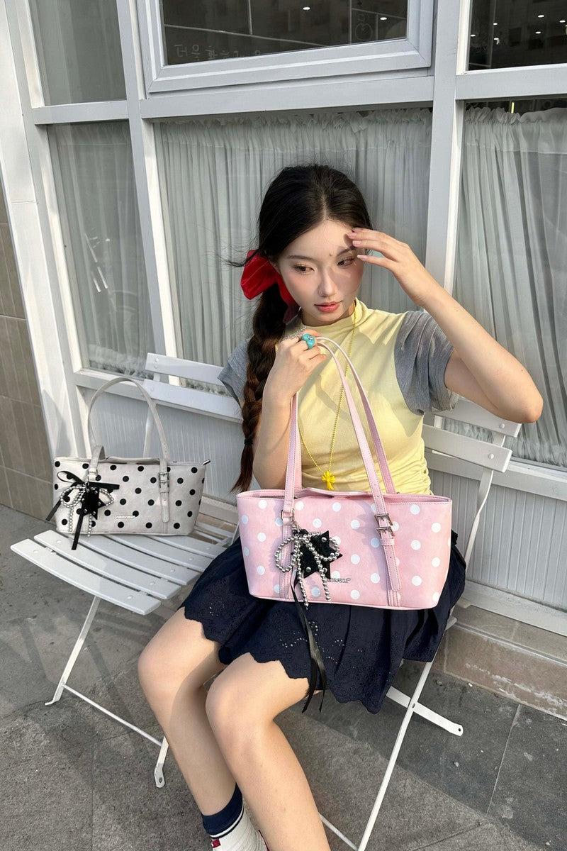 Polka Dot Underarm Bag
