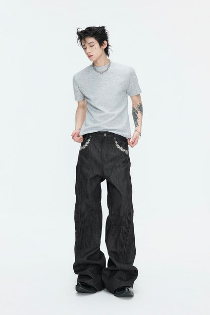 Contrast Stitch Slim T-Shirt