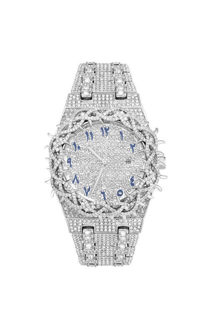 Iced Skull Barrel Watch