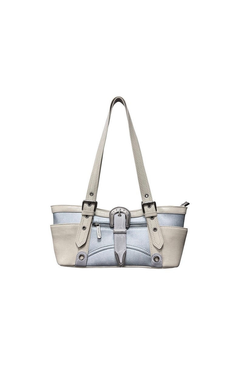 Vintage Buckle Underarm Bag
