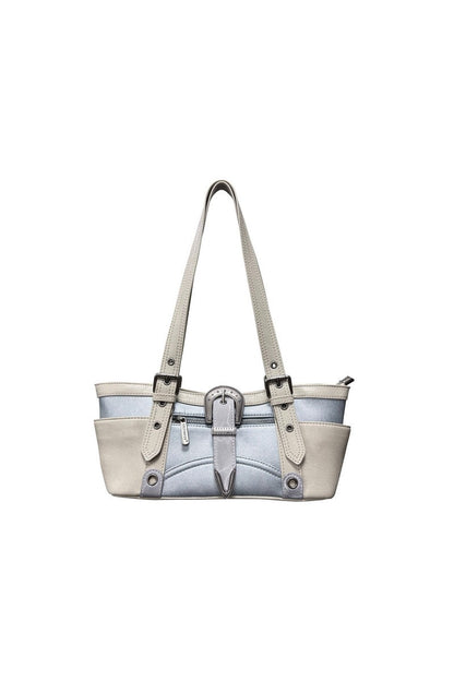 Vintage Buckle Underarm Bag