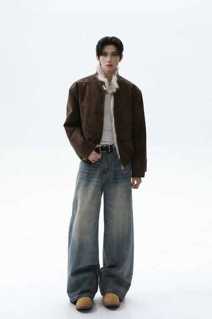 Fleece Lined Harrington Jacket
