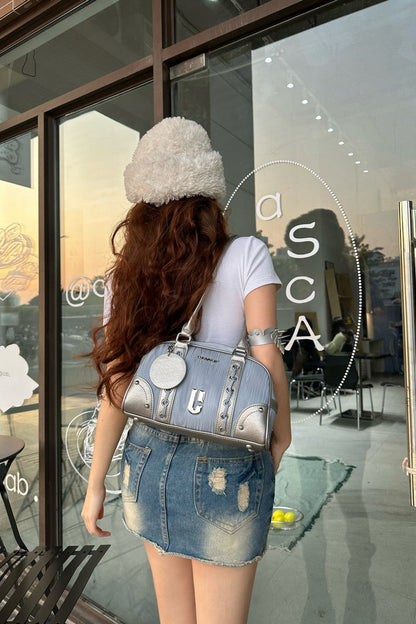 Metallic Boston Bowling Bag