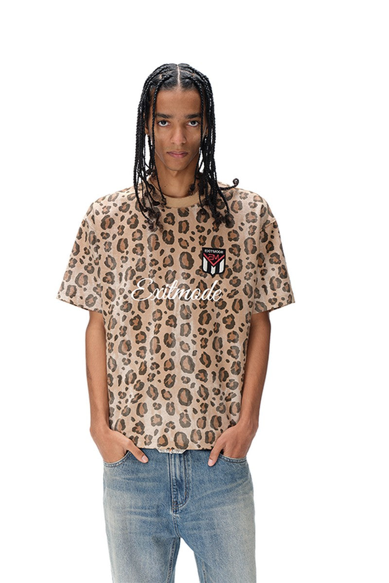 Leopard Print Sports Tee