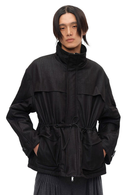 Drawstring Padded Parka