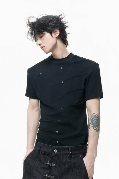 Studded Crewneck T-Shirt