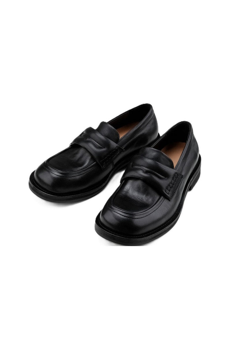 Old Money Leather Loafers — Hanqiaoriji — view 5